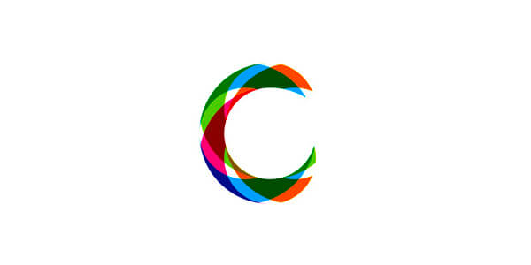 Cをシンボル化したロゴ