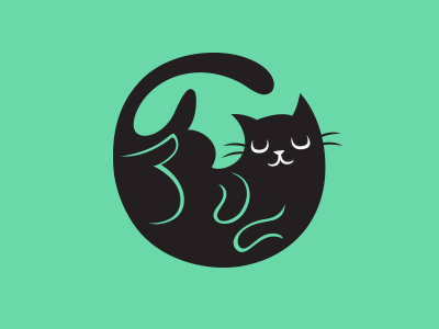 猫のロゴデザイン