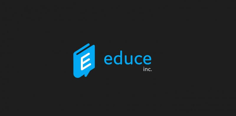 教育関係の企業ロゴ展開例1