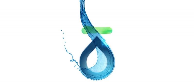 水に関わる企業ロゴ作成例