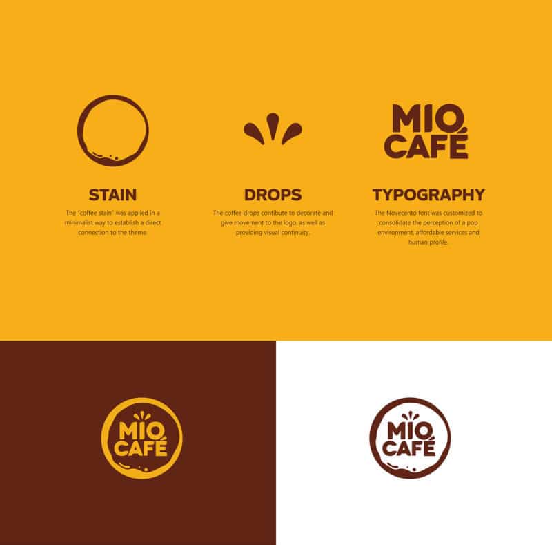 カフェのロゴデザイン