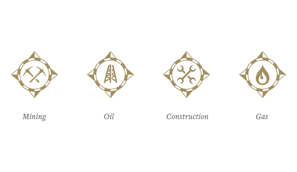 資源採掘企業のロゴデザイン2
