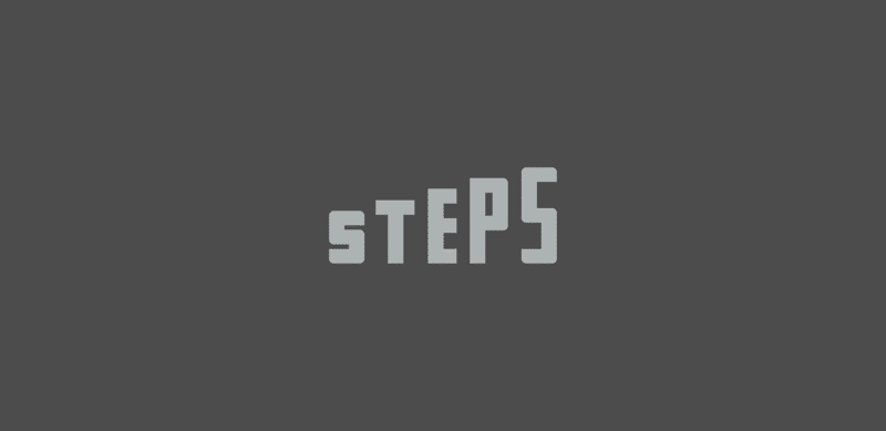 階段を表現したロゴデザイン