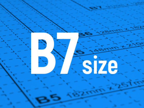 用紙サイズ-B7