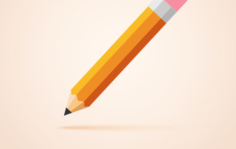 鉛筆をリメイクしたロゴデザイン
