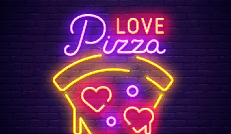 ピザのロゴデザイン