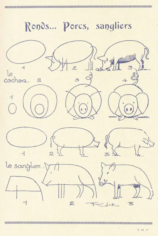 動物ロゴ イラストの参考になる フランスの動物の描き方解説書が素晴らしい デザイン作成依頼はasoboad デザインコラム ブログ