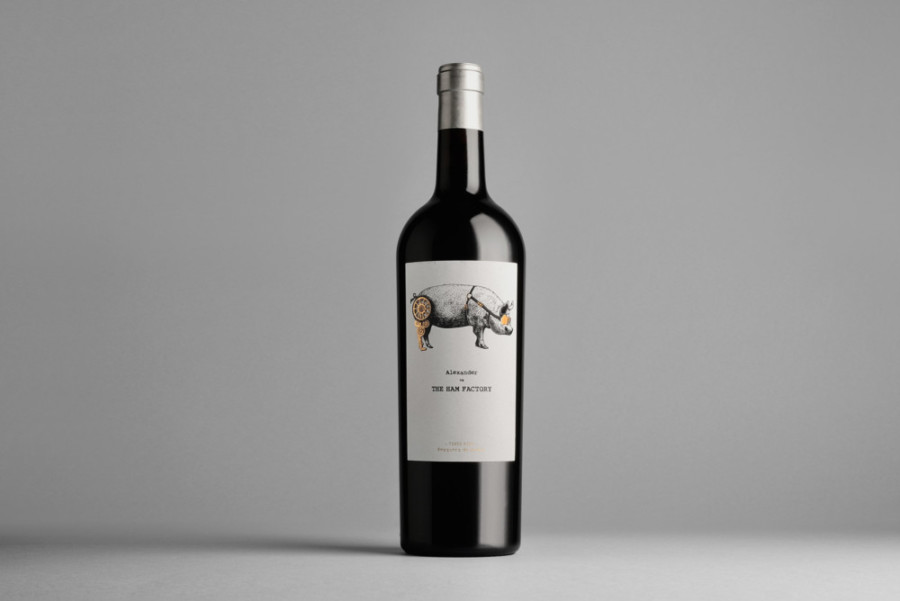 スチームパンクなワインのボトルデザイン