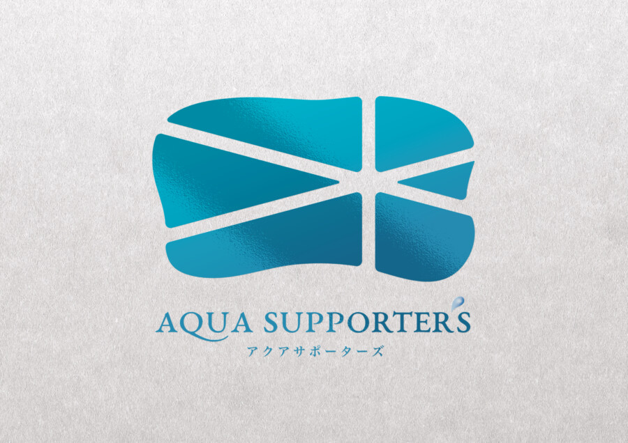 水のプロフェッショナルを派遣する企業のロゴ作成例_1